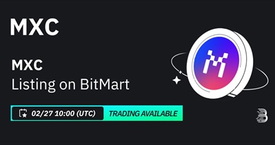 MXC to Be Listed on BitMart on February 27th