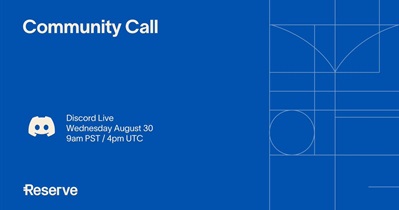 Reserve Rights Token to Host Community Call on November 8th