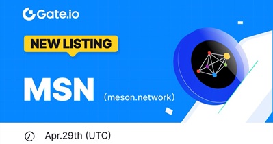 Meson Network to Be Listed on Gate.io on April 29th