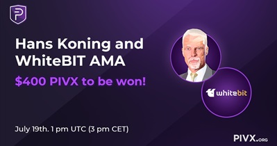 PIVX and WhiteBIT to Have Joint AMA on Twitter on July 19th
