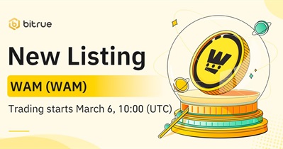 Wam to Be Listed on Bitrue on March 6th