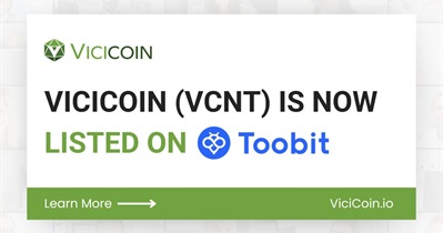 ViciCoin to Be Listed on Toonbit on November 28th